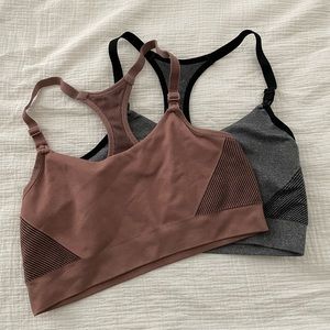 Auden Nursing Yoga Bras - size M